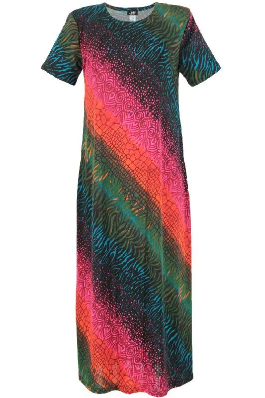 Plus Size Stretchy Plus Size Long Dress Short Sleeve - 7002BN-SXP1-W182 Tunics Business professional Plus Size Stretchy Plus Size Long Dress Short Sleeve - 7002BN-SXP1-W182 Tunics Business professional