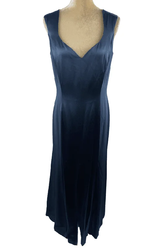 B Michael women's blue long dress size 10 Tunics Cozy comfortable