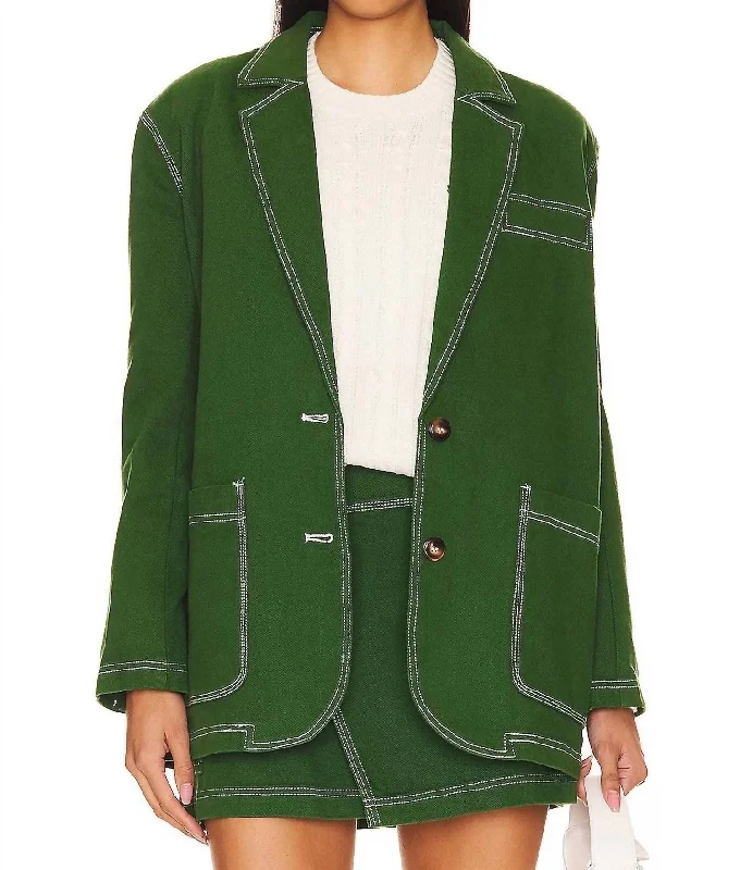 Big Spin Blazer In Gree Women's Premium Blazer