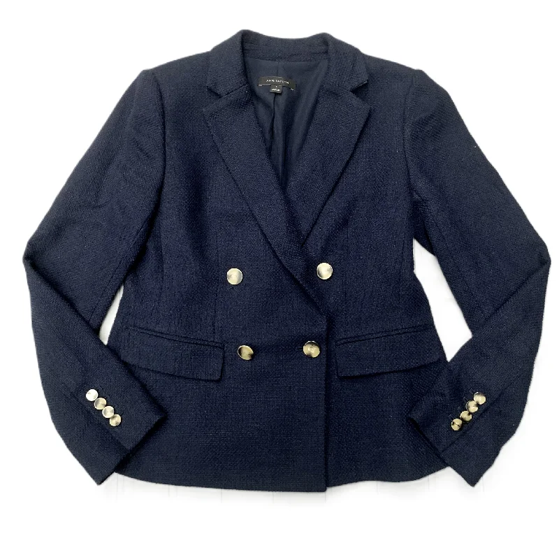 Blazer By Ann Taylor In Navy, Size: Xs Summer Women's Jacket