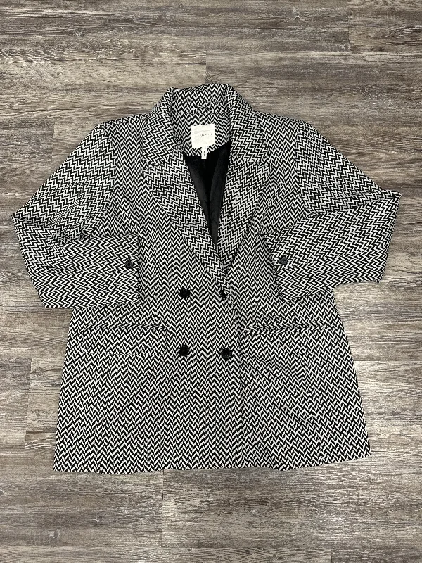Blazer By Avec Les Filles In Black & White, Size: Xl Women's Boutique Suit