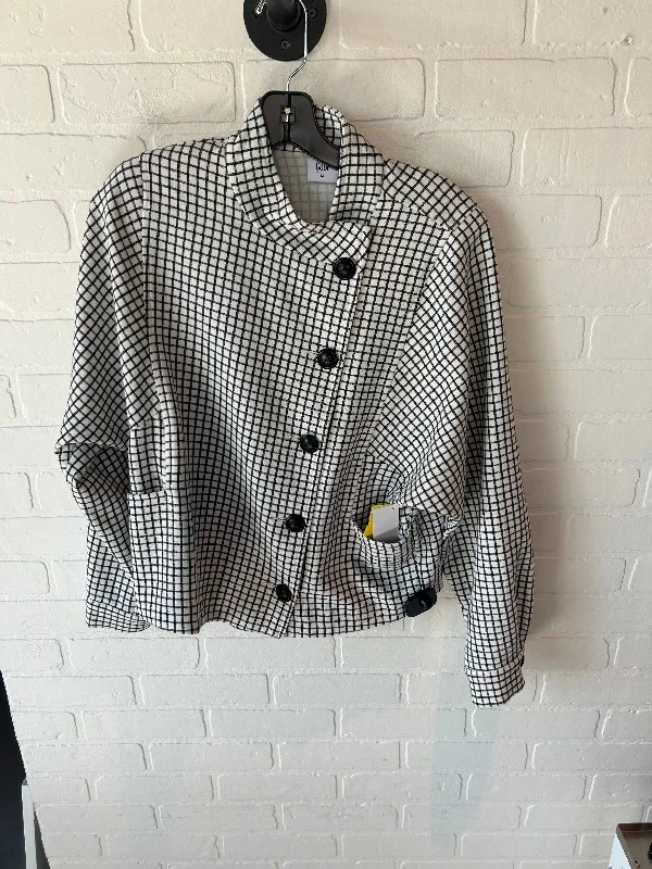 Blazer By Cabi In Black & White, Size: M Women's Fashion Blazer