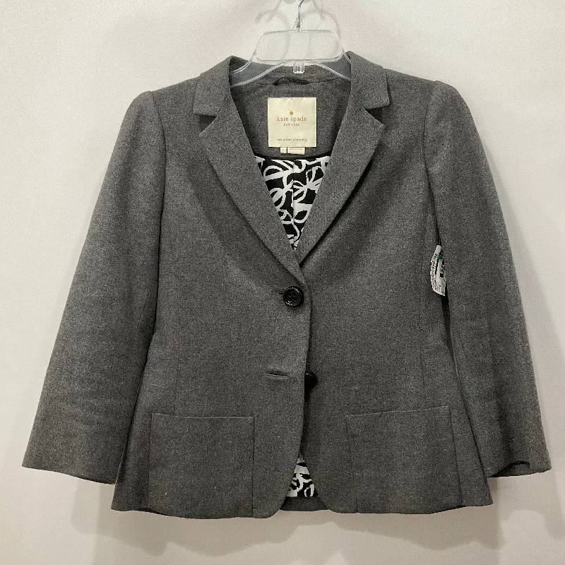 Blazer By Kate Spade In Grey, Size: 6 New Women's Blazer