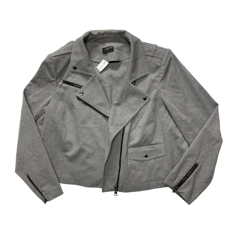 Blazer By Lane Bryant In Grey, Size: 3x Women's Fashion Blazer