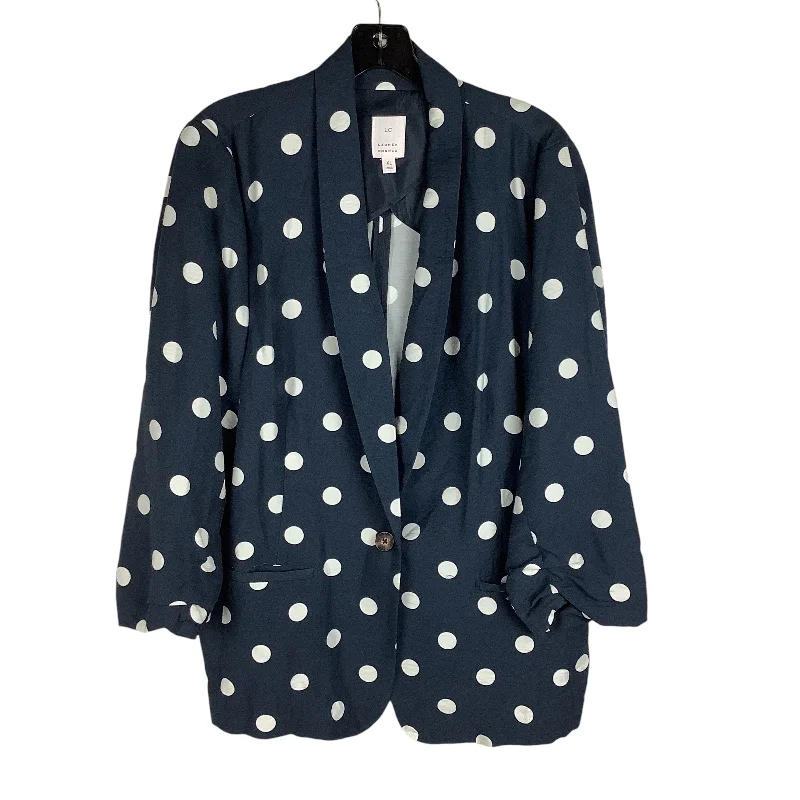 Blazer By Lc Lauren Conrad In Polkadot Pattern, Size: Xl Women's Vintage Suit
