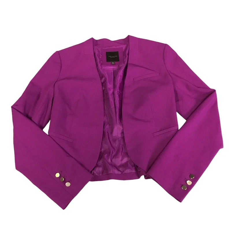 Blazer By Limited In Purple, Size: Xs Women's Handmade Blazer