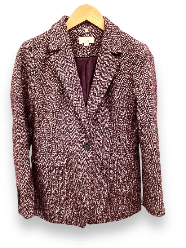 Blazer By Loft In Purple, Size: Xs Women's Advanced Suit