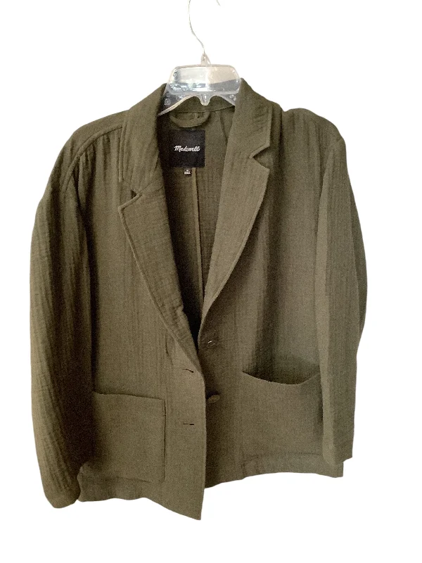 Blazer By Madewell In Green, Size: M Women's Brand Blazer