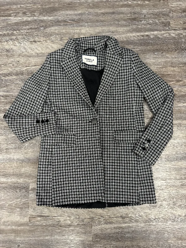 Blazer By Marella In Black & White, Size: 8 Women's Casual Suit