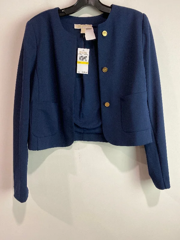 Blazer By Michael Kors In Navy, Size: M Women's Trench Blazer
