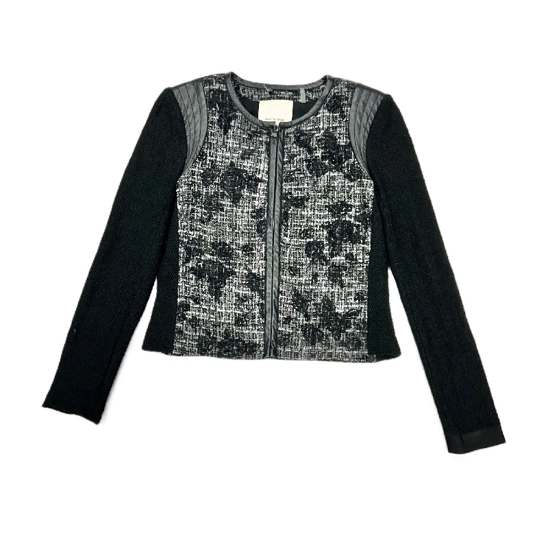 Blazer By Rebecca Taylor In Black & White, Size: S Women's Designer Suit