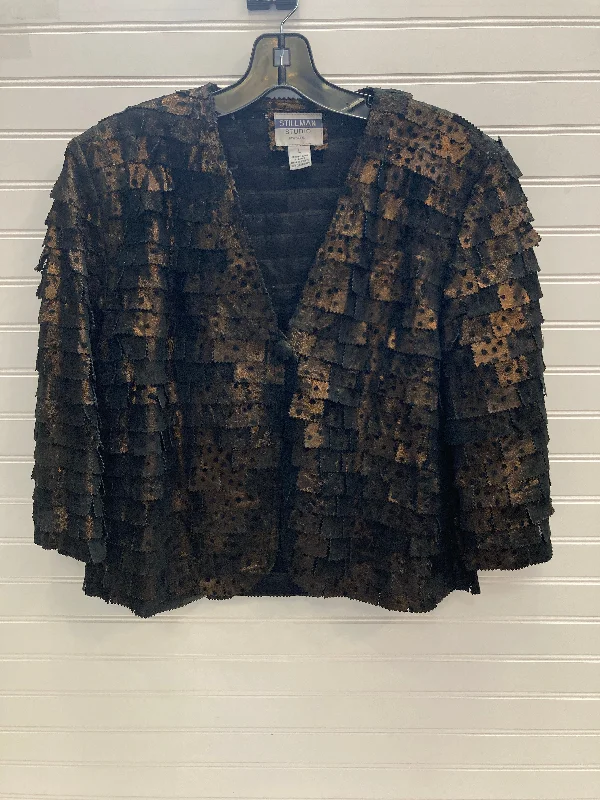 Blazer By Stillman Studio In Bronze, Size: L Women's Trendy Jacket
