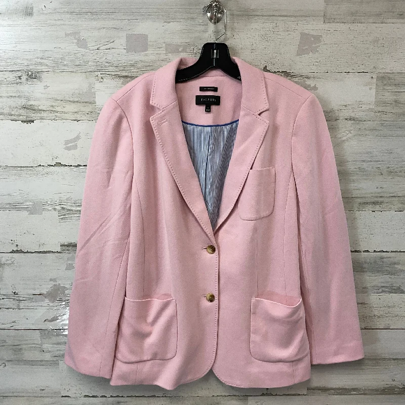 Blazer By Talbots In Pink, Size: 1x Women's High-End Blazer