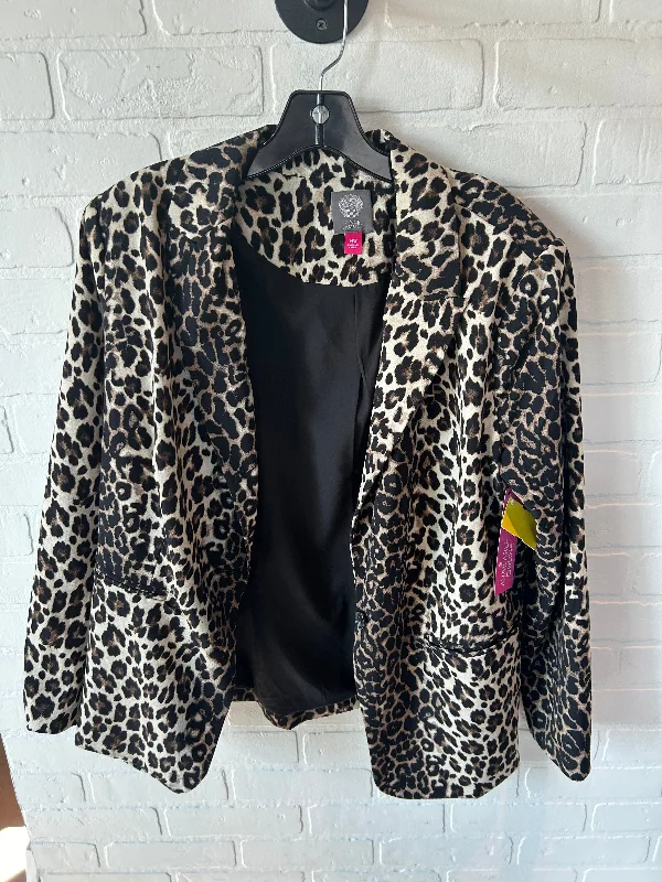 Blazer By Vince Camuto In Animal Print, Size: Xl Women's Luxurious Jacket