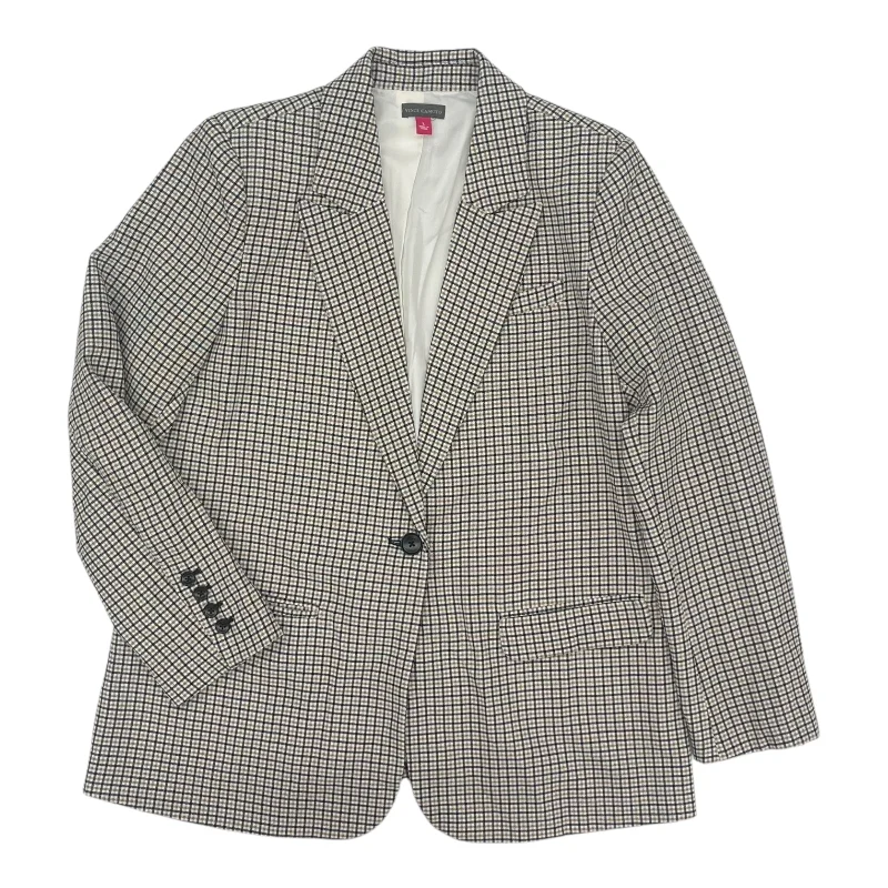 Blazer By Vince Camuto In Black & Tan, Size:L Women's Formal Blazer