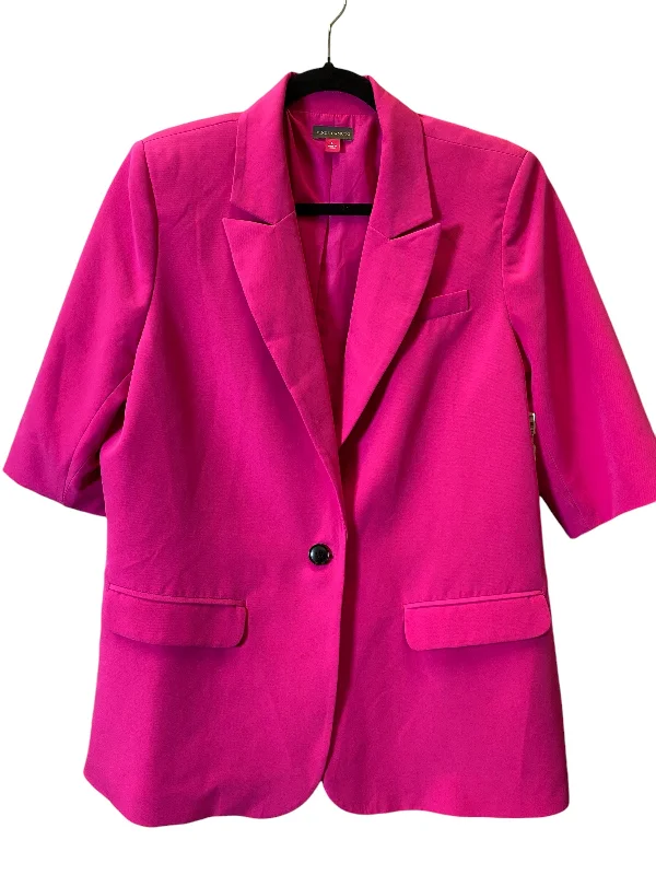 Blazer By Vince Camuto In Pink, Size: L Women's Simple Blazer