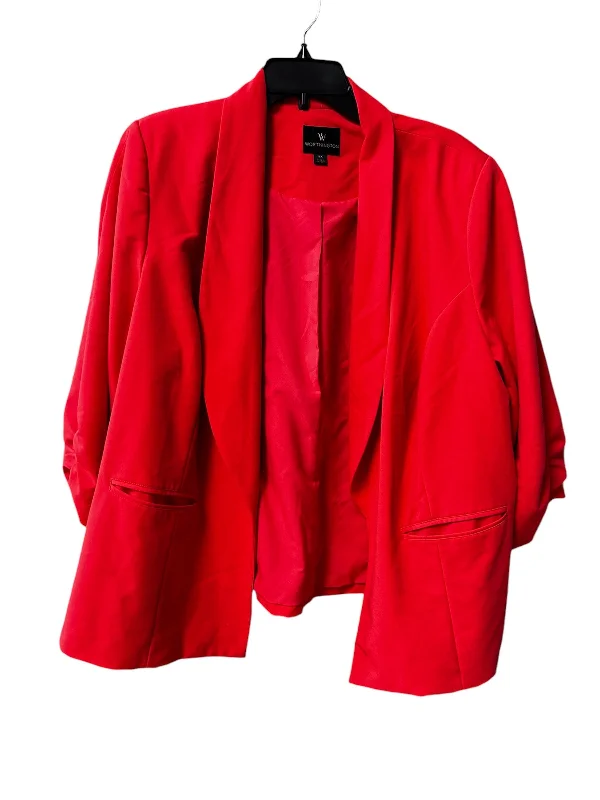 Blazer By Worthington In Pink, Size: 2x Women's Daily Blazer
