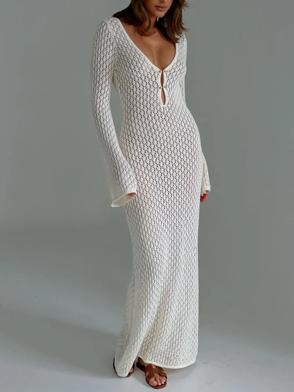 RIONA | OPEN BACK LONG DRESS Tunics Brand named