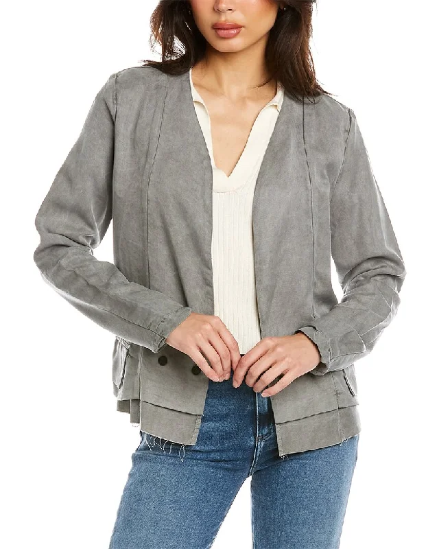 Le Jean Garment Dyed Blazer Summer Women's Jacket