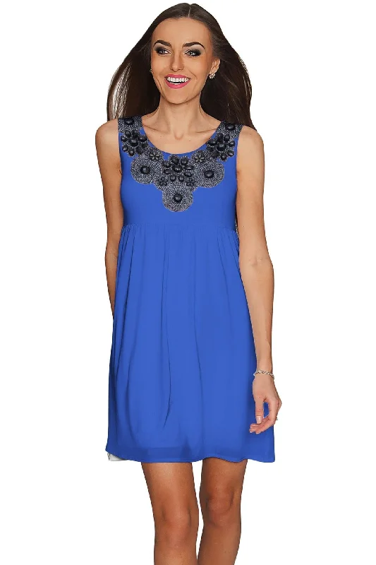 Marlin Blue Sanibel Empire Waist Dress - Women Tunics Recommended stylist