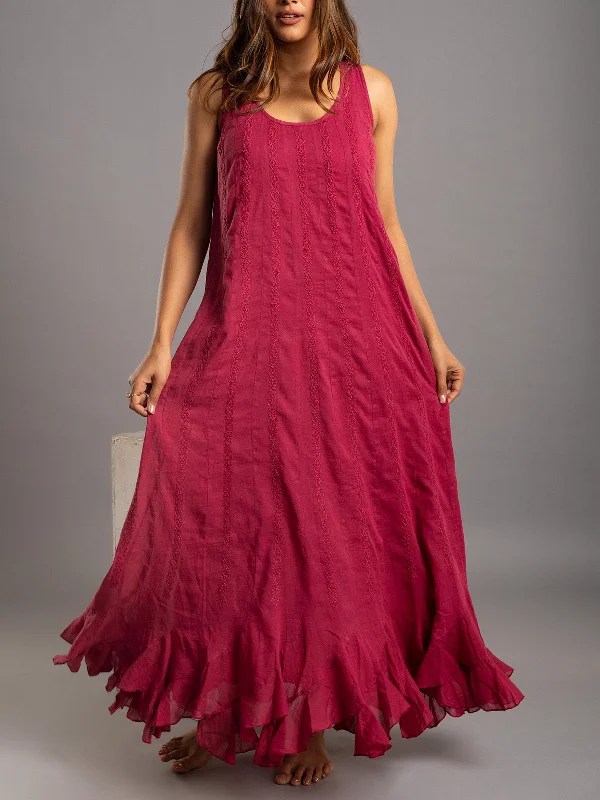 Multikali Long Dress Tunics Leisure comfortable