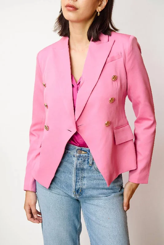 Phelps Blazer In Candy Pink Women's Vintage Suit