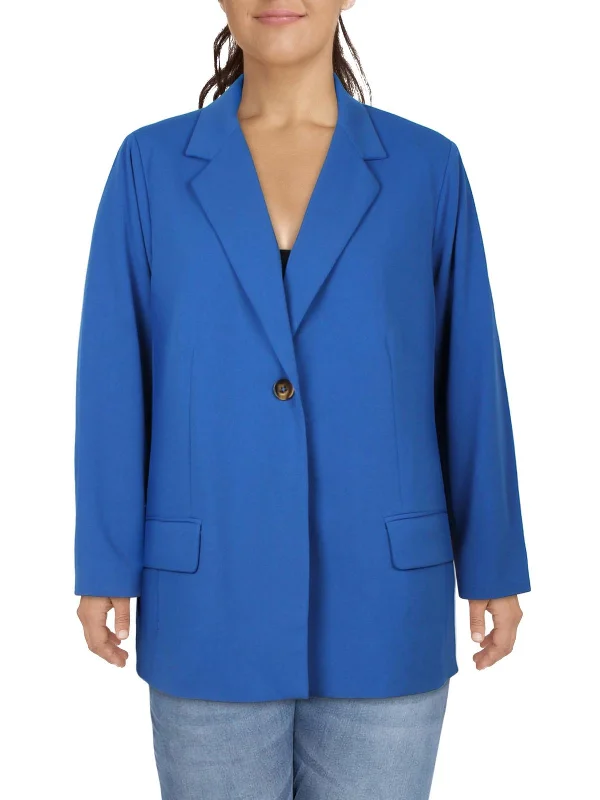 Plus Womens Suit Separate Office One-Button Blazer Women's Fashion Blazer