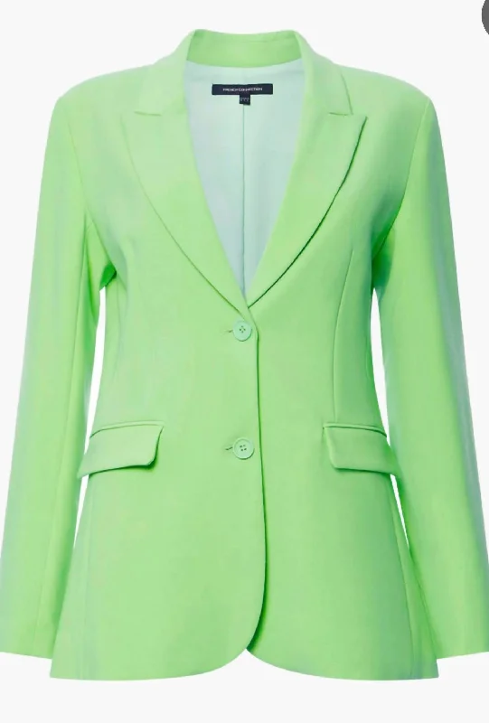 Ruth Blazer In Green Flash Women's Boutique Jacket