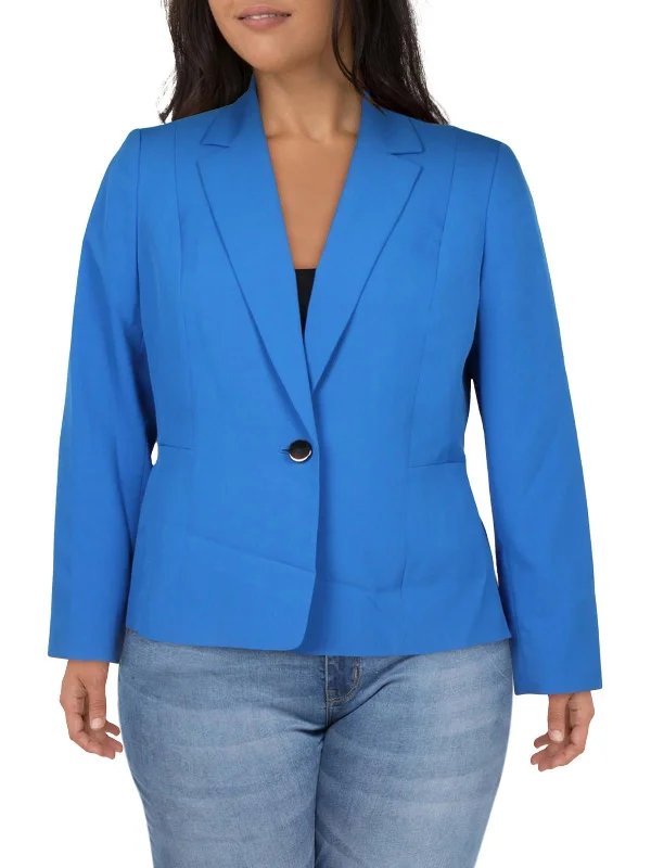 Womens Professional Career One-Button Blazer Winter Women's Blazer