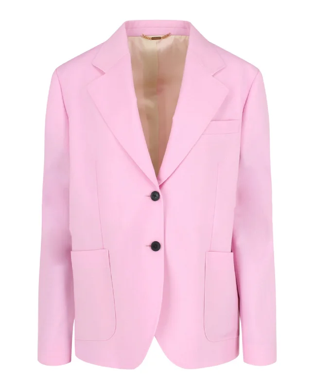 Wool Blended Blazer Women's Premium Blazer