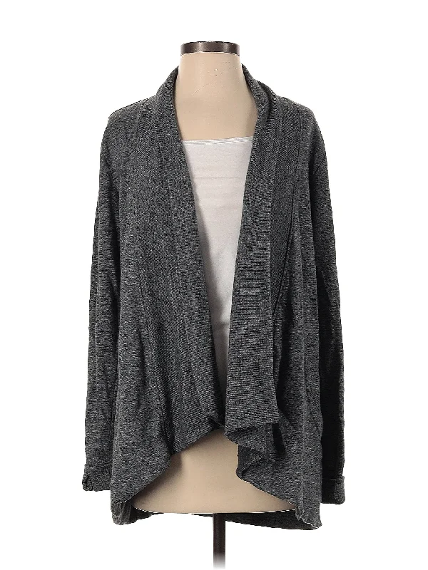 Cardigan Ribbed Striped Patterned