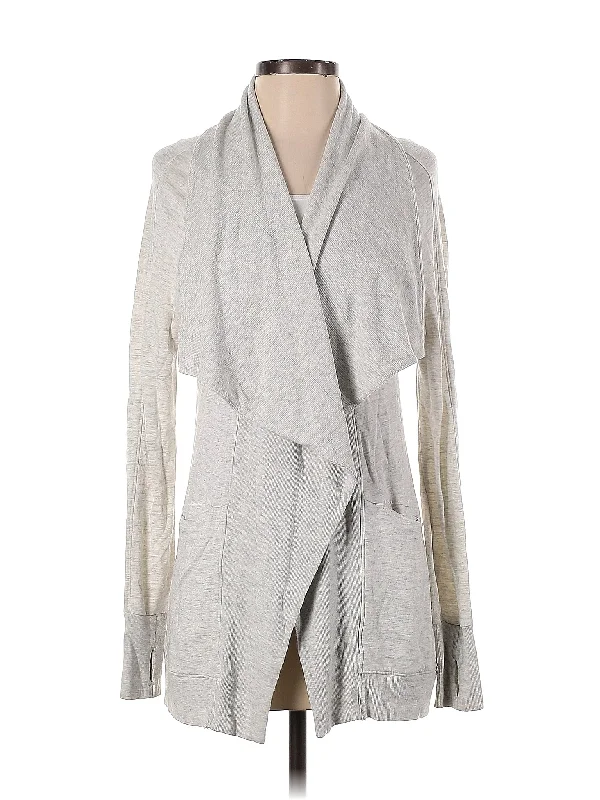 Cardigan Ribbed Striped Patterned