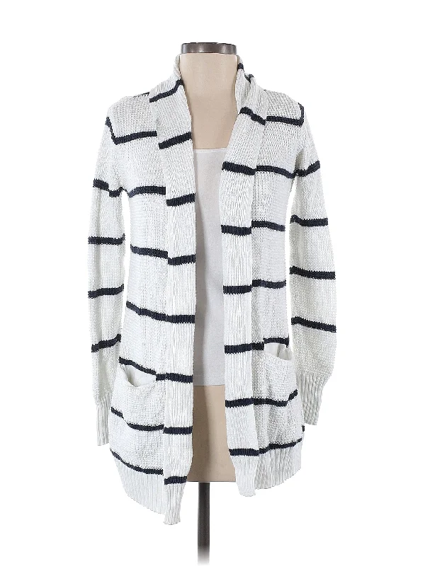 Cardigan Striped Floral Plaid
