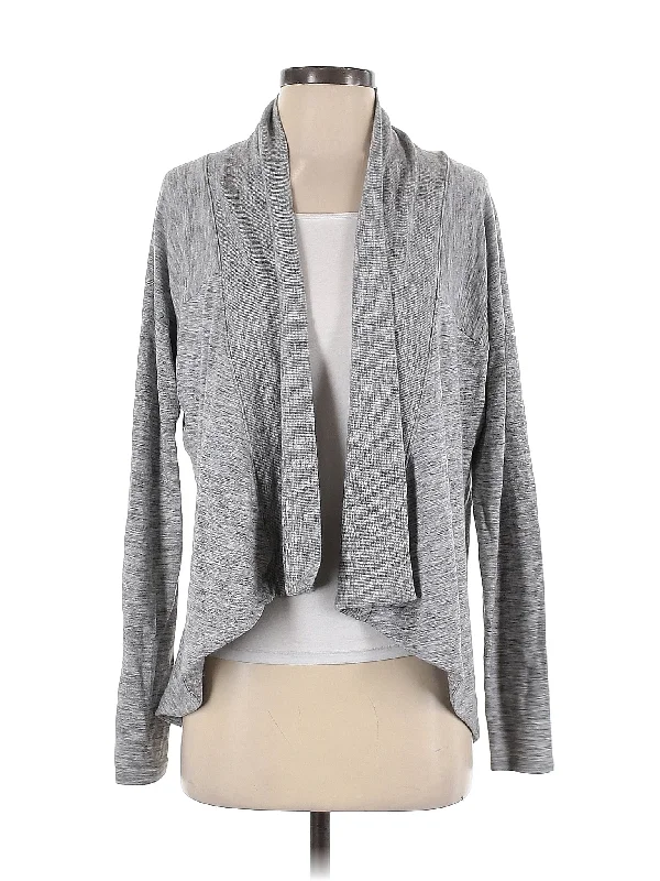 Cardigan Solid Print Embellished