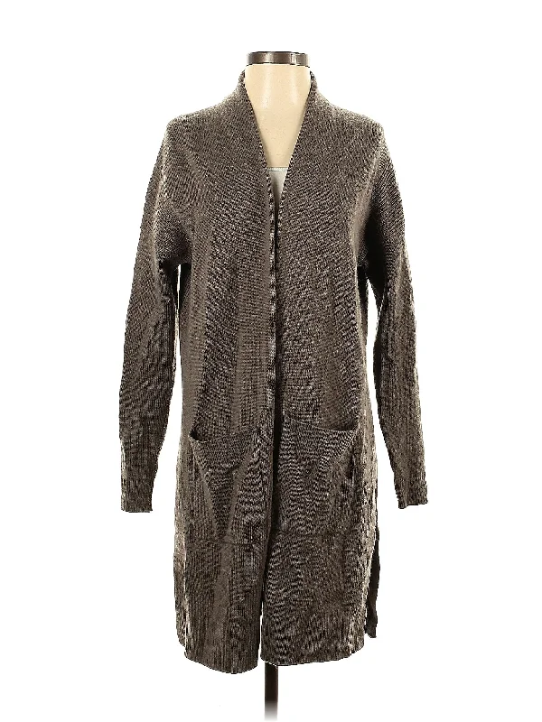 Wool Cardigan Satin Blend Silk Blend Wool Blend