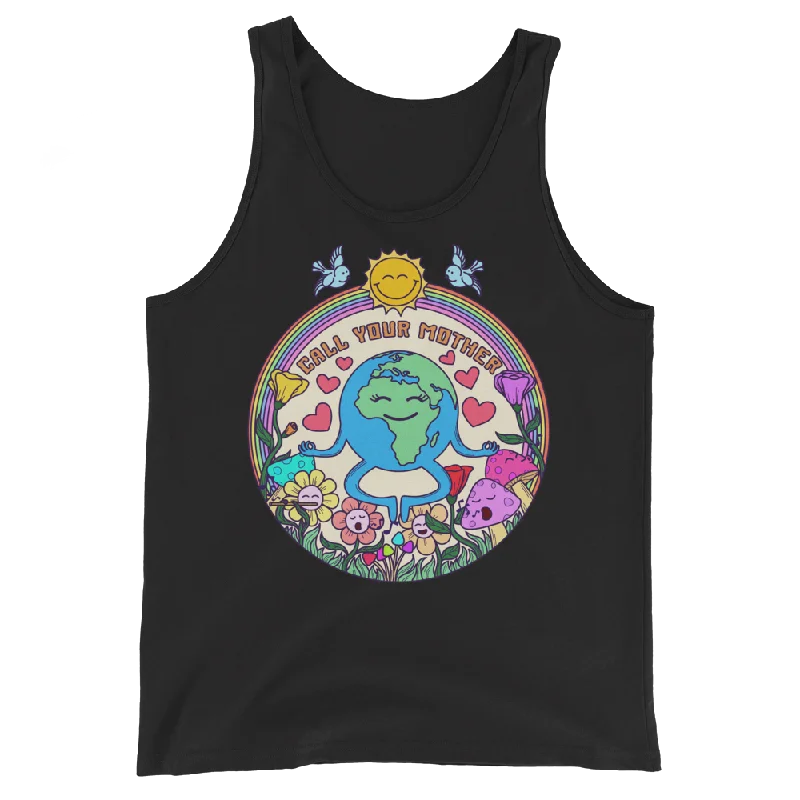 Call Your Mother  Graphic Tank Top white tank top