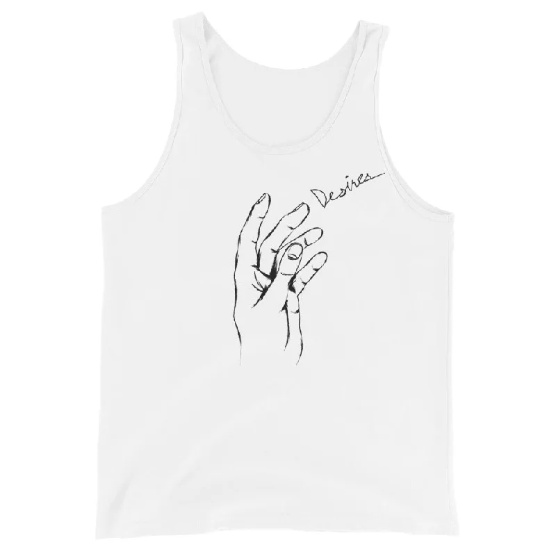 Desire Graphic Tank Top tie dye tank