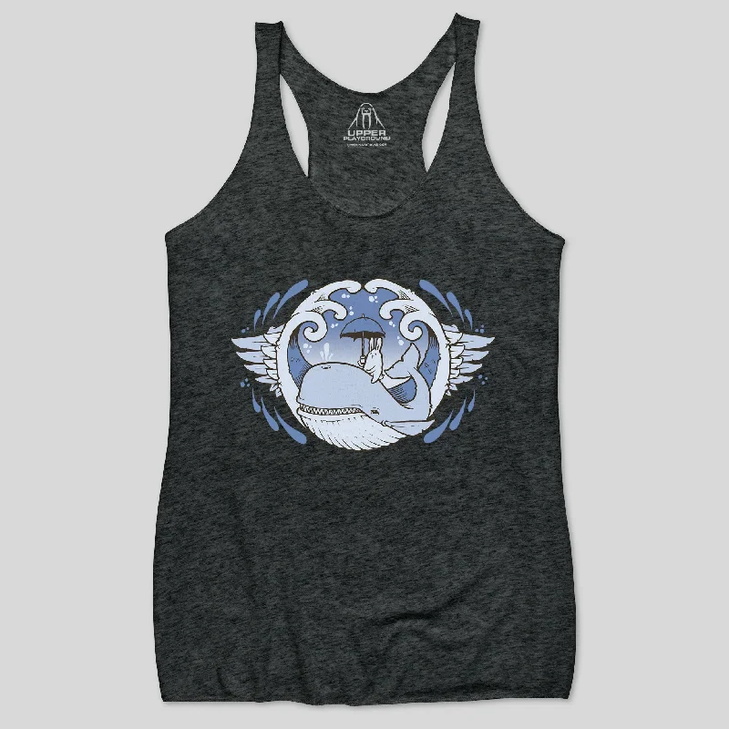 WHALE RIDER WOMEN'S RACERBACK TANK chic tank top