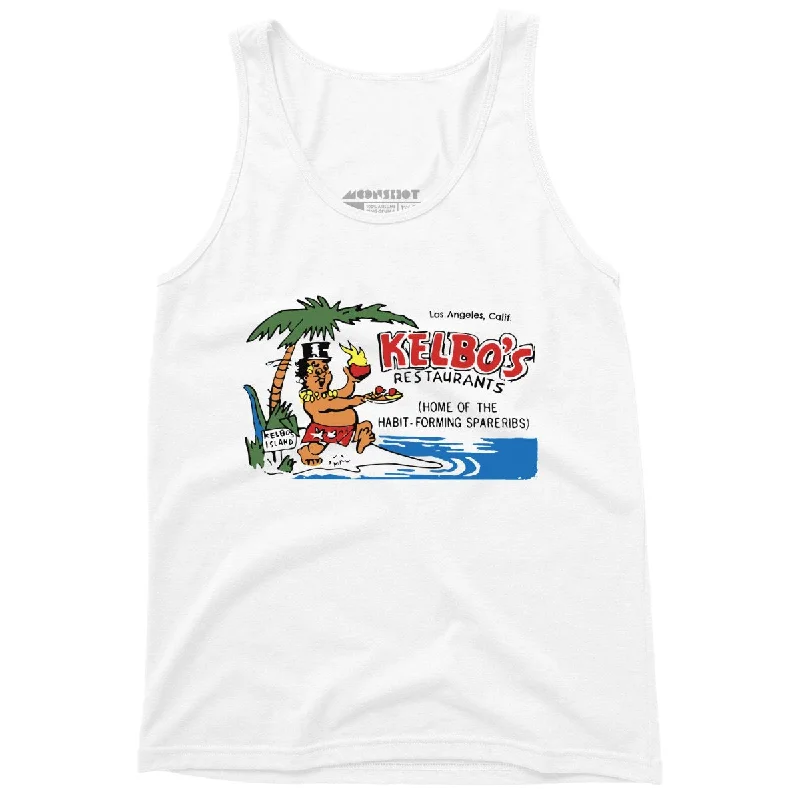 Kelbo's v2 - Los Angeles, CA - Vintage Tiki Bar - Unisex Tank Top workout tank top