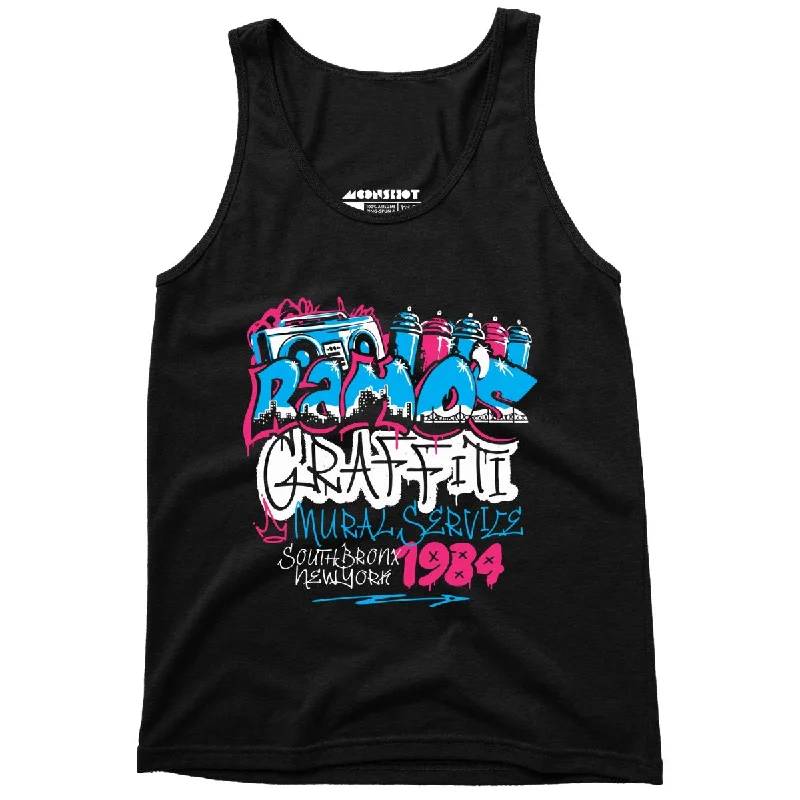 Ramo's Graffiti & Mural Service - Unisex Tank Top cotton tank top
