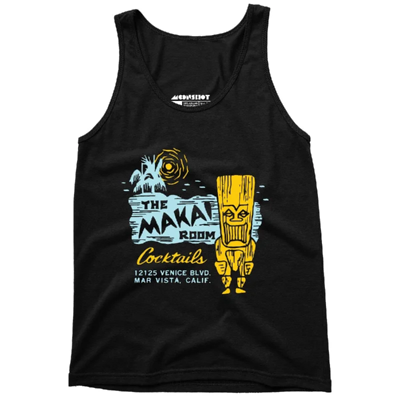 The Makai Room - Los Angeles, CA - Vintage Tiki Bar - Unisex Tank Top cropped tank top The Makai Room - Los Angeles, CA - Vintage Tiki Bar - Unisex Tank Top cropped tank top