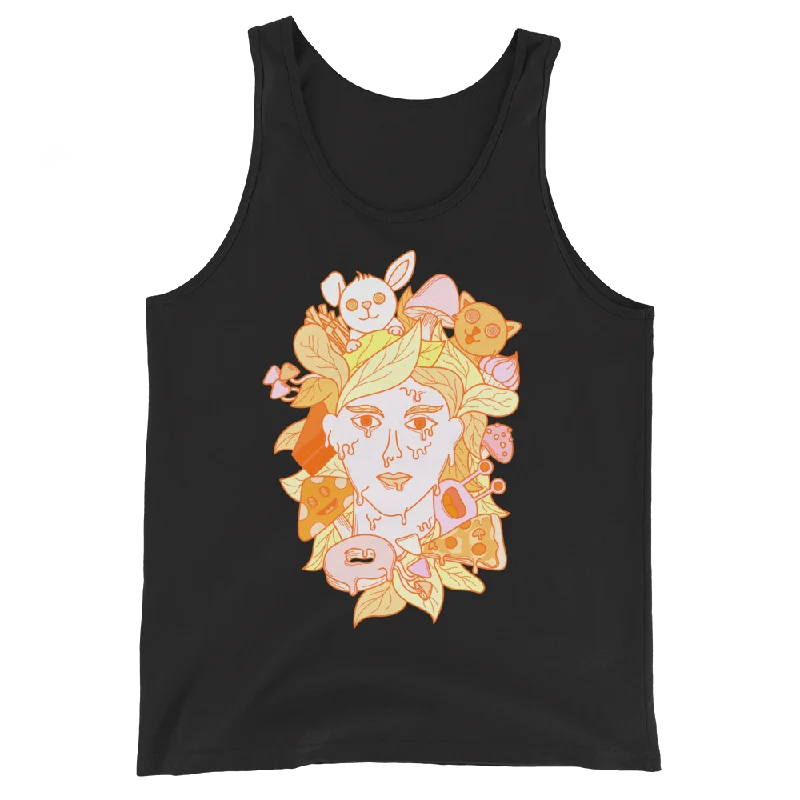 The Trip Graphic Tank Top off shoulder tank