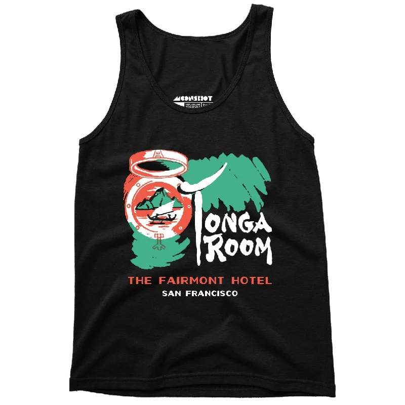 Tonga Room - San Francisco, CA - Vintage Tiki Bar - Unisex Tank Top scoop neck tank