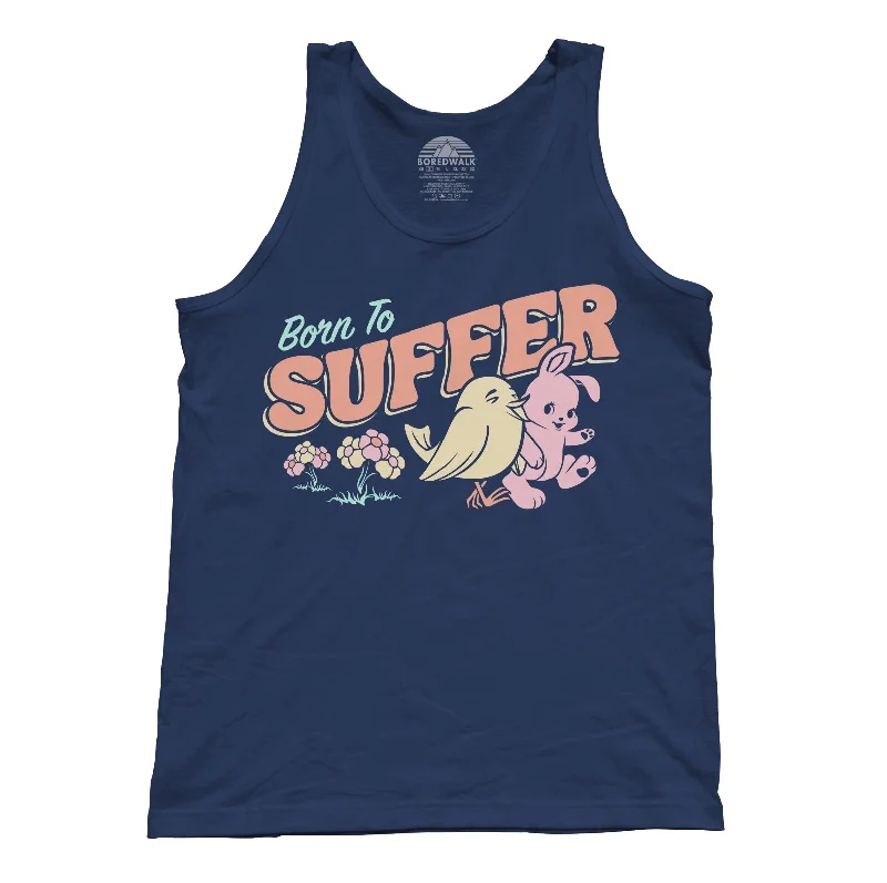 Unisex Born to Suffer Tank Top activewear tank top