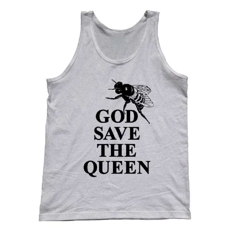 Unisex God Save The Queen Bee Tank Top Save The Bees Bee Tank Top mesh tank top