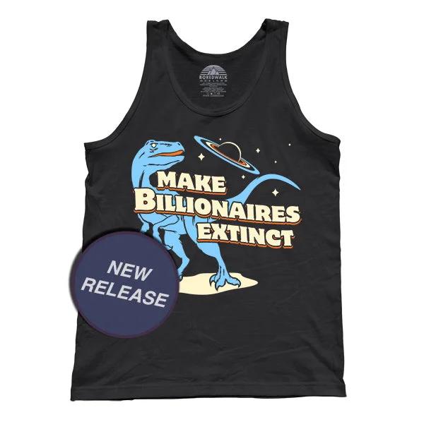 Unisex Make Billionaires Extinct Tank Top floral tank top