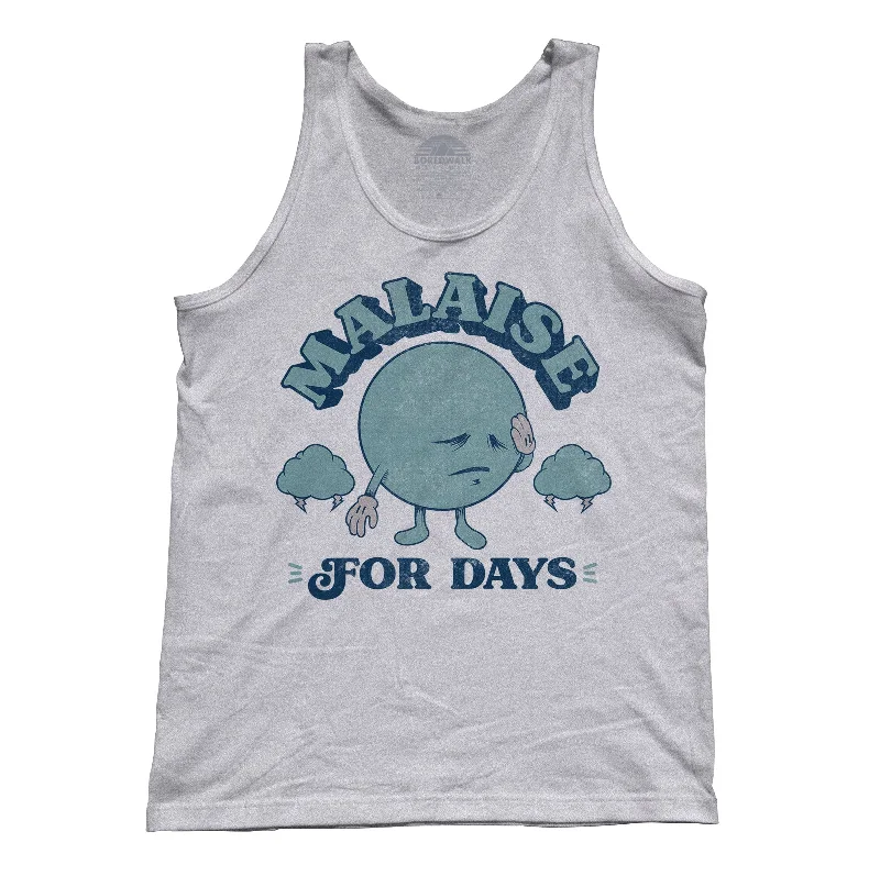 Unisex Malaise For Days Tank Top lime green tank