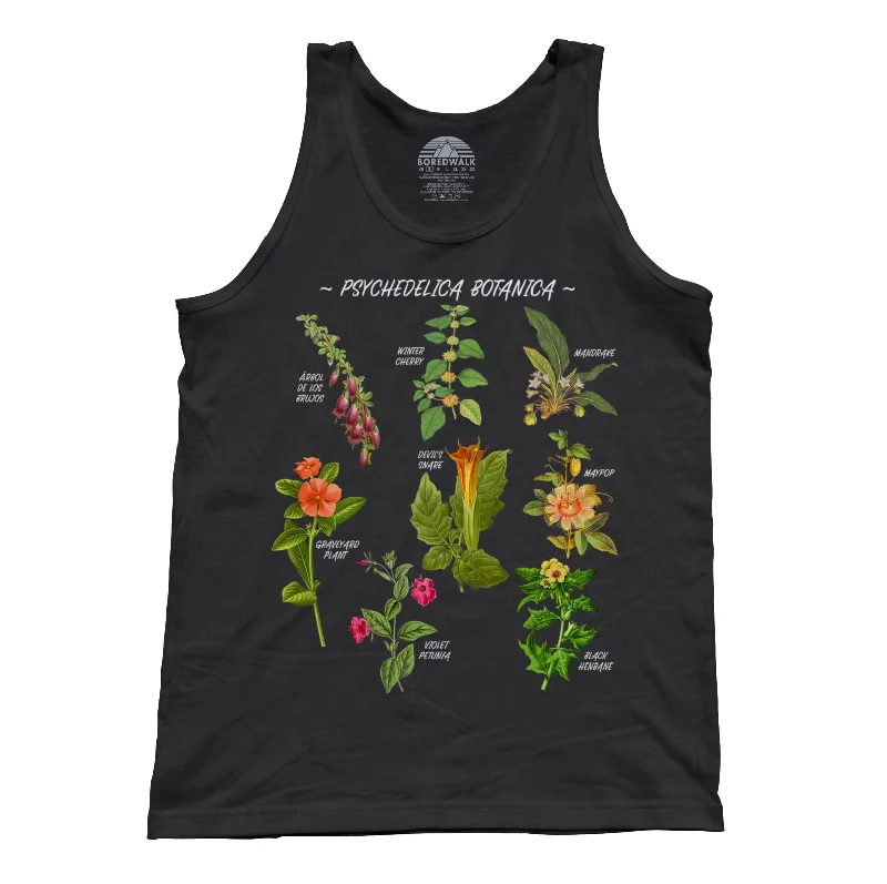 Unisex Psychedelica Botanica Tank Top bright tank top