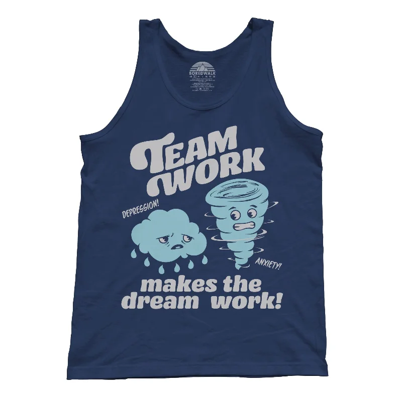 Unisex Team Work Makes the Dream Work Tank Top soft tank top