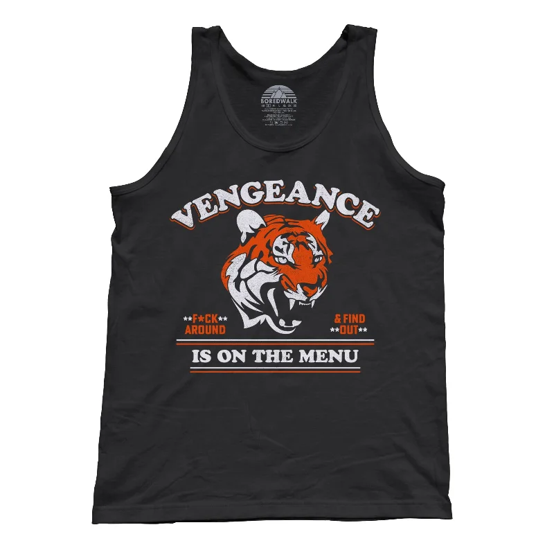 Unisex Vengeance is On The Menu Tank Top stylish tank top